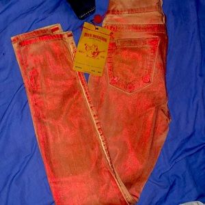 Pink True Religion jeans